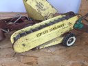 Vintage Tonka Brand Red Truck With Structro Brand Sand Loader Toy
