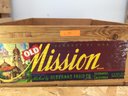 Vintage Old Mission Fruit Box