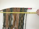 Authentic 60's And 70's Handmade Macrame Wall Hanging