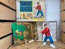 Vintage Milton Bradley Company Sandlot Slugger Action Game