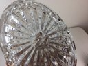 Pretty Beveled Glass Dish With Lid