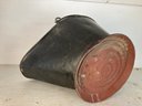 Antique Metal Black Coal Bucket