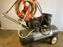Campbell Hausfeld Professional Brand 26 Gallon Air Compressor With Hose & Real