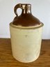 One Foot Tall Two-tone Antique Ceramic Jug