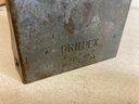 Vintage DrilDex Metal Drillbit Case With Assortment Of Bits (see Photos)