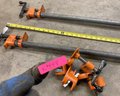 6 Ft, 4 Ft, & Clamps For 2 More Pipe Furniture Clamps