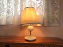 Vintage Hobnail Bedside Lamp