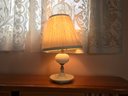 Vintage Hobnail Bedside Lamp