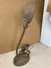 Antique Metal Desk Lamp (needs Rewiring)