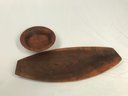 Unique Artisan Handmade Wood Bowl & Tray