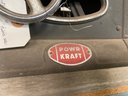 Vintage Montgomery Ward Power Kraft Brand 8 Inch Table Saw With Cast Iron Base, No Motor