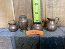Handmade Vintage Miniature Copper Vessels