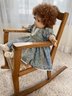 1940s Era Madame Alexander Doll With Rocking Chair