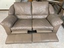 Leather Recliner Loveseat