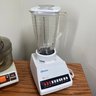 GE FoodGE Food Processor & Osterizer 10 Speed Blender With Matching Covers