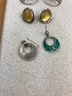Trio Of Earrings - 2 Dangly & Yellow Stone Posts