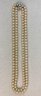 Vintage Double Strand Of Faux Pearls With Ornate Rhinestone Clasp (1 Of 2)