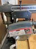 Great Craftsman Brand 10 Inch Radial Arm Saw With Cabinet On Casters & Huge Assortment Of Blades (see Photos)
