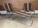 Super Groovy & Collectible Zip Dee Vintage Lawn Chair Set, Great Condition, (Look These Up & See Photos)