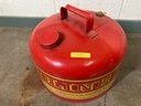 Red Metal Gas Can