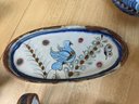 Beautiful Mexican Painted Pottery- Dinnerware Accessories- See Photos