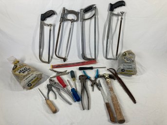 Lot Of Assorted Tools - With Collection Of Saws