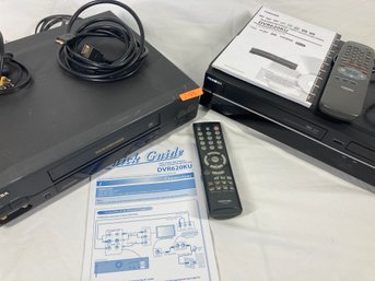 Toshiba Brand VHS/DVD Player And Toshiba VHS Player