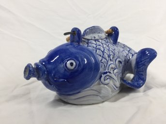 Chinese Porcelain Teapot In The Shape Of A Fish