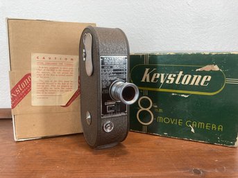 Keystone Brand 8mm Movie Camera