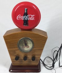 Coca Cola Radio AM / FM Antique Style 1934 Light Up Icon Dial