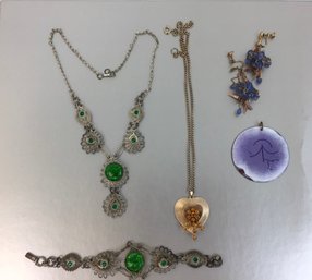 Lot Of Beautiful Antique Jewelry