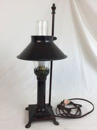 Small Vintage Black Table Lamp