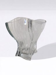 Elegant Nachtmann Bavarian Crystal Sculptural Vase