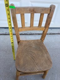 Vintage Wood Child's Chair