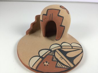 R. Toya Jemez Clay Oven & Small Painted Bowls