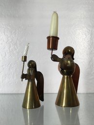 Set Of Figurine Candle Stands