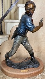 Bronze Sculpture Of Auties Last Stand By Richard Masloski Bronze Limited Edition No 5 Of 45, 24' X 17' X 9'