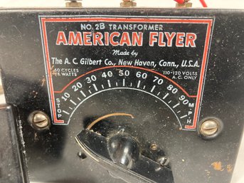 American Flyer Made By The A. C. Gilbert Co., New Haven, Conn., U.S.A.- NO. 2B Transformer