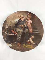 Norman Rockwell 'The Cobbler' Collectible Plate