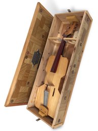 Awesome Cubist Handmade Leroy Davison Fiddle With Case