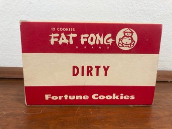 Vintage Fat Fong Brand Dirty Fortune Cookies