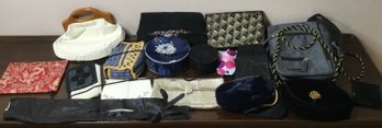 Assortment Of Vintage Handbags, Gloves & Pouches