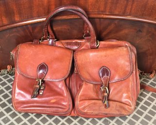 King Ranch Leather Travel Bag