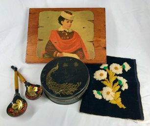 Unique Collection Of Handmade Vintage Items & Vintage Tin