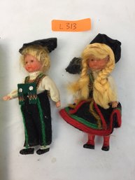 Vintage Blonde Children Dolls