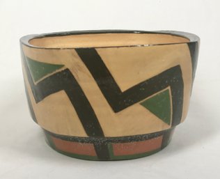 1940's Unique Geometric Design Pot