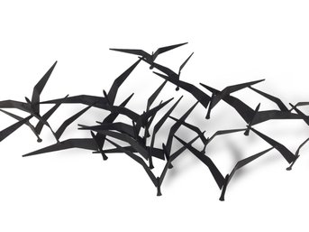 Curtis Jere Birds In Flight Wall Sculpture
