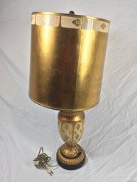 Gold Colored Table Lamp