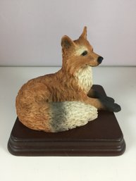 Fox Figurine With Pad
