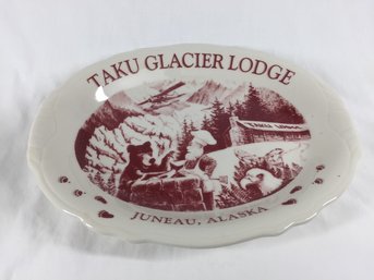 Taku Glacier Lodge - Alaska Oval Plate